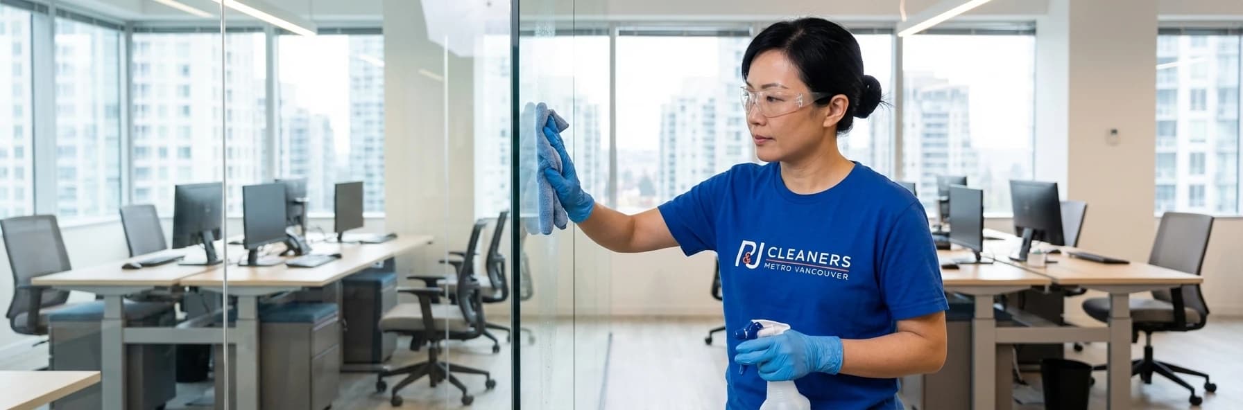 Eco-friendly cleaning of Vancouver strata glass surfaces using green certified products