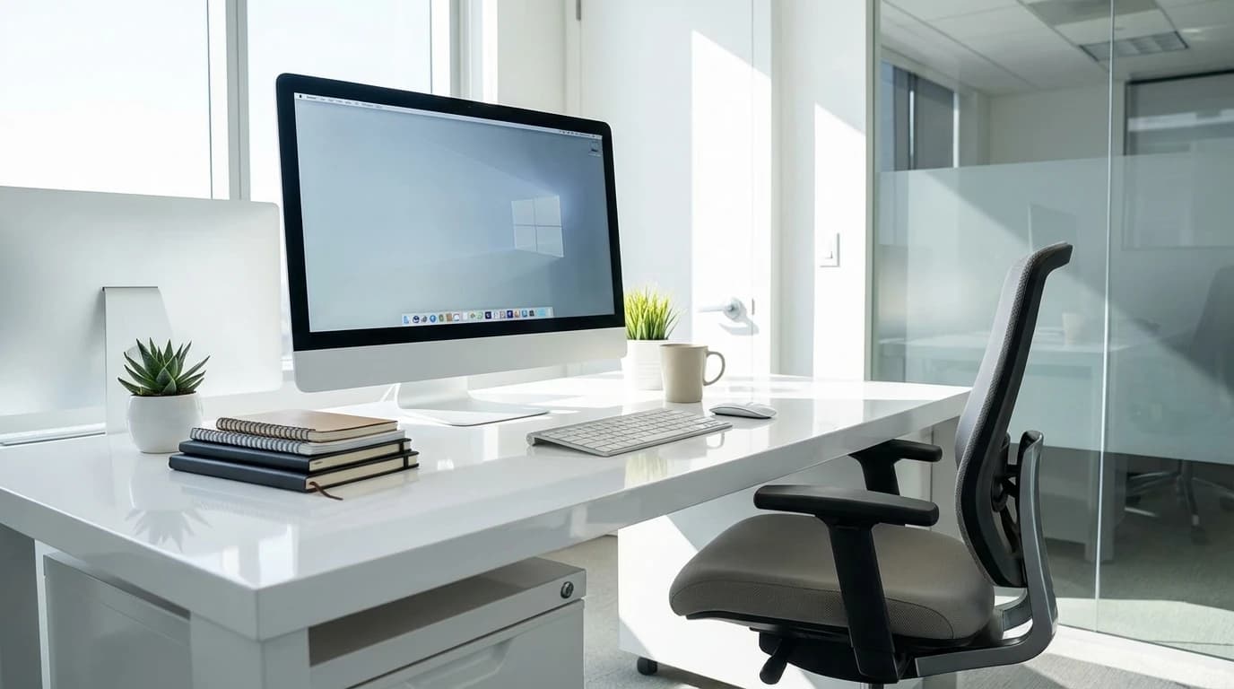 Burnaby office complex after professional janitorial transformation showing pristine workspace