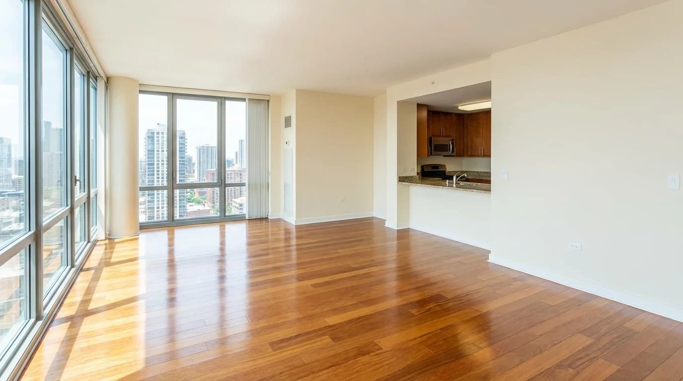 Move-in ready Richmond townhouse after professional move out cleaning service