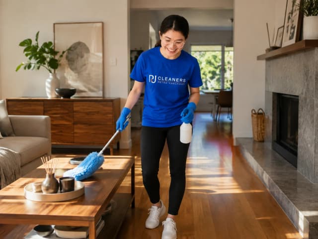 Professional living room deep cleaning Vancouver